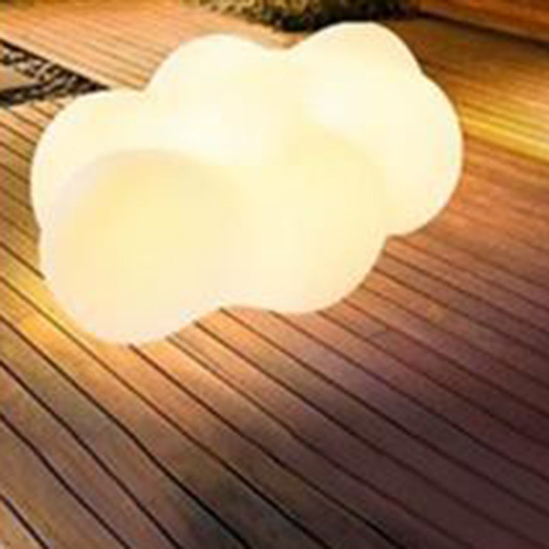 Lumière extérieure LED en forme de nuage en PE étanche à l&