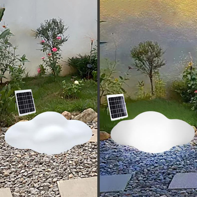 Lumière extérieure LED en forme de nuage en PE étanche à l&