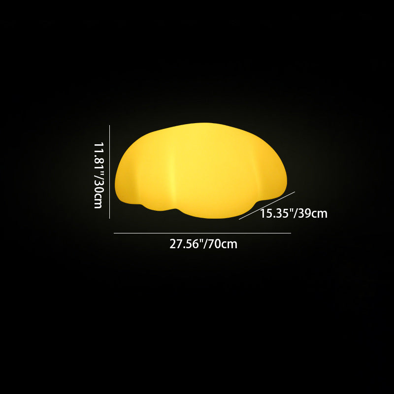 Lumière extérieure LED en forme de nuage en PE étanche à l&
