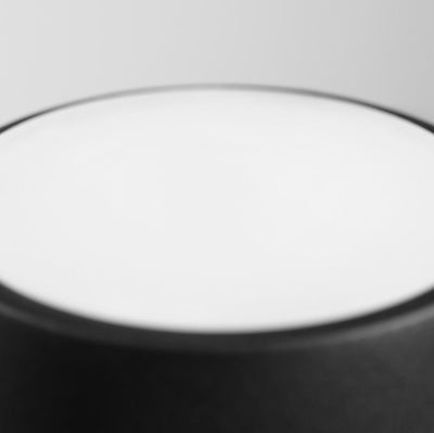 مصباح طاولة LED من الرخام الأكريليك الحديدي الأسطواني المستدير المحمول بتصميم حديث بسيط لغرفة النوم 