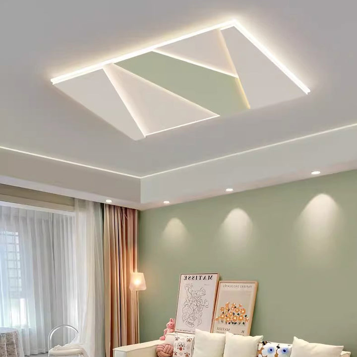 Luz de techo LED moderna minimalista cuadrada redonda rectangular de hardware acrílico para dormitorio 
