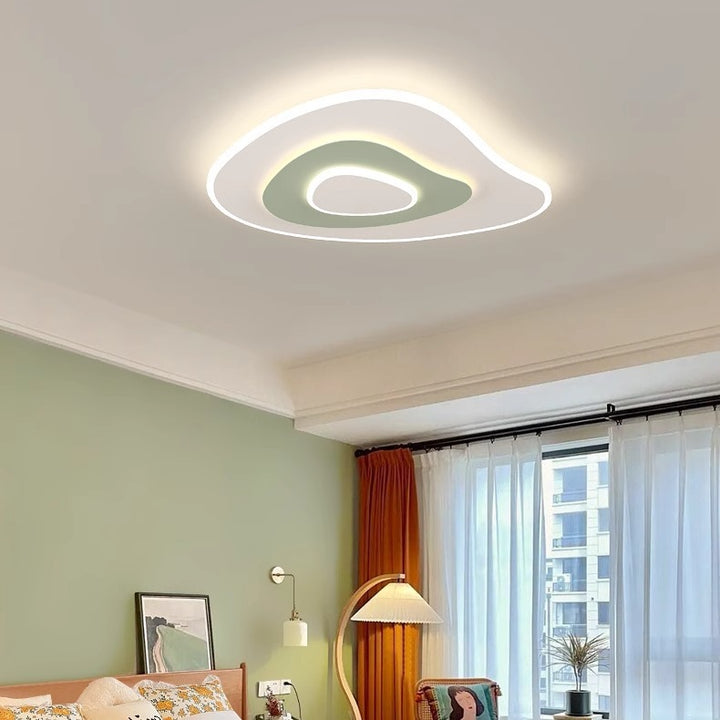 Luz de techo LED moderna minimalista cuadrada redonda rectangular de hardware acrílico para dormitorio 