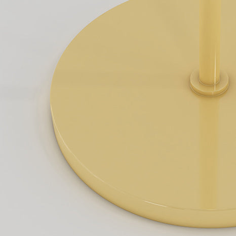 Zeitgenössische skandinavische runde Kugel aus Eisen und Glas 2-Licht Stehlampe für das Wohnzimmer 