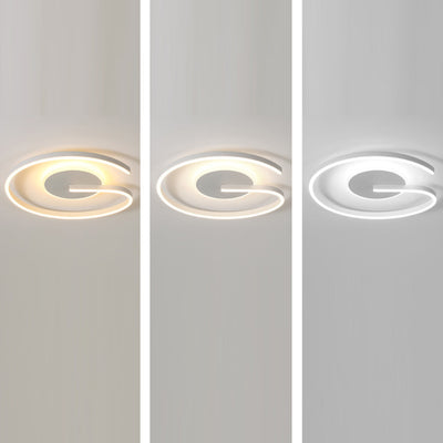 Luz de techo LED de montaje semiempotrado de aluminio y hierro acrílico con cúpula redonda minimalista moderna para dormitorio 