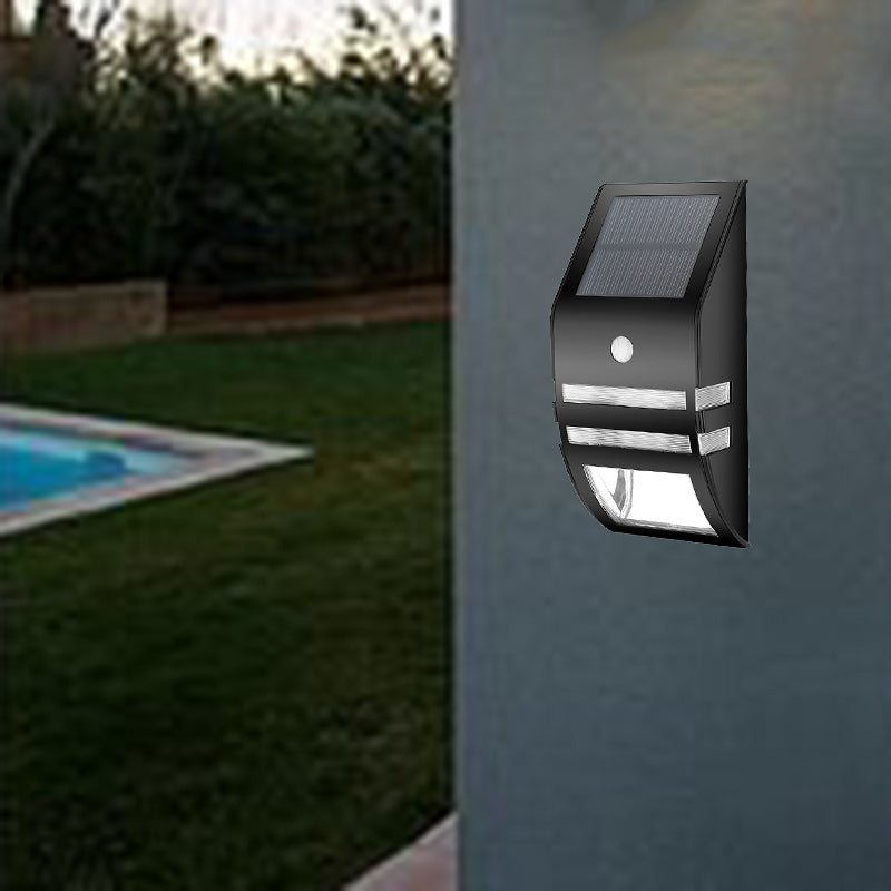 Applique murale LED en acier inoxydable ABS PC trapézoïdale étanche à l&