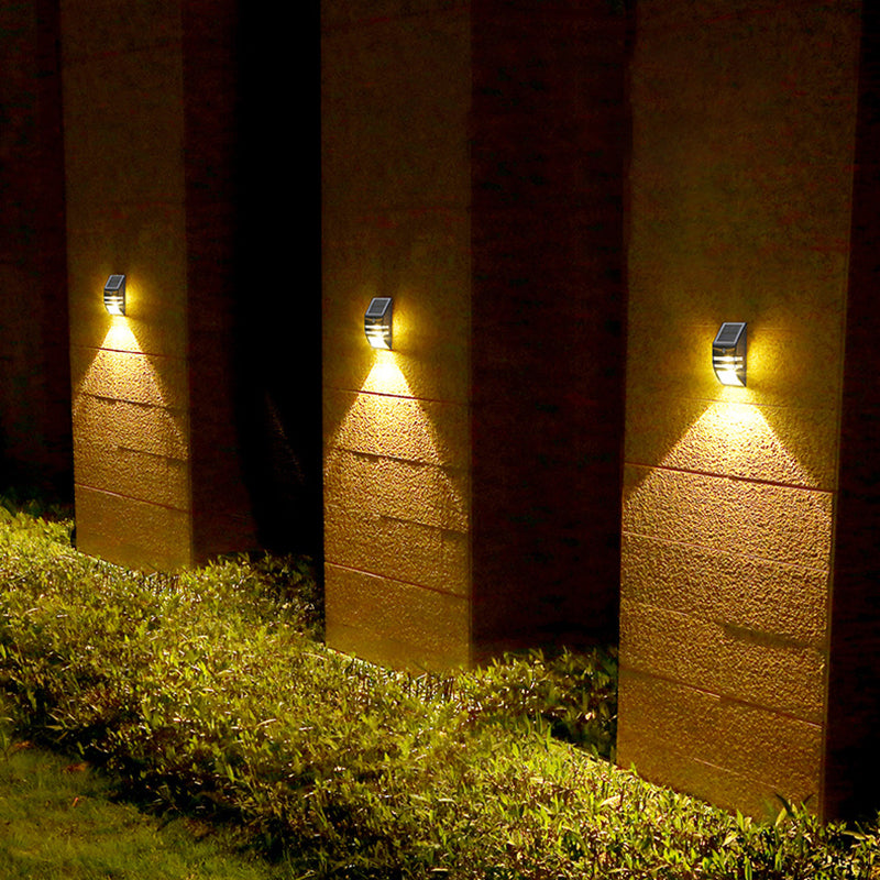 Applique murale LED en acier inoxydable ABS PC trapézoïdale étanche à l&