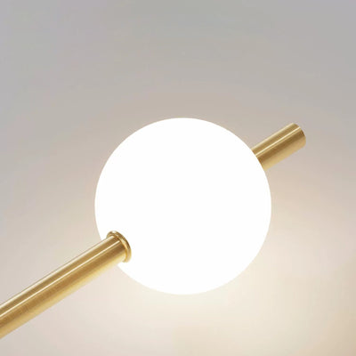 Lustre à LED en acrylique rond contemporain scandinave pour chambre à coucher 
