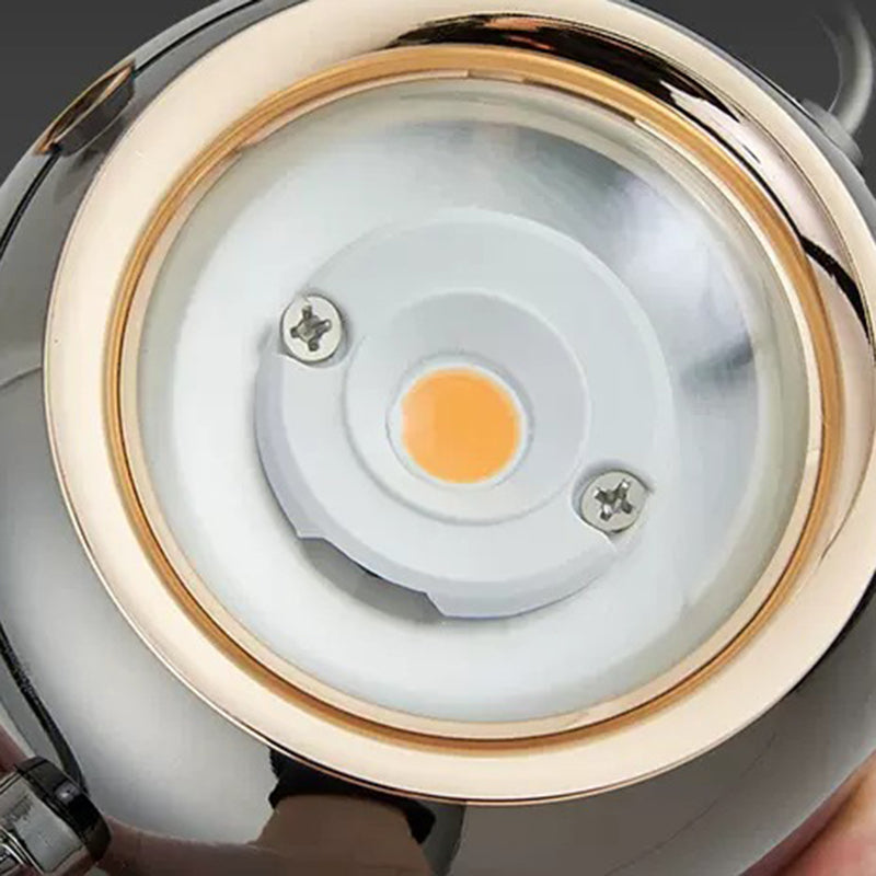Applique murale LED contemporaine scandinave ronde cylindre cône fer aluminium lentille pour chambre 