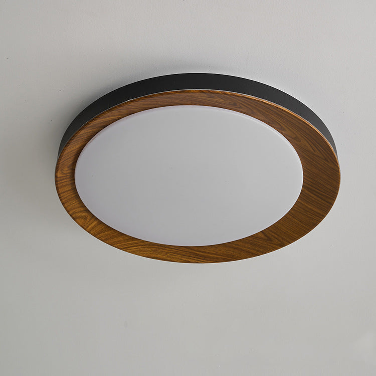 Plafonnier LED en dôme minimaliste moderne en fer et acrylique pour chambre à coucher 