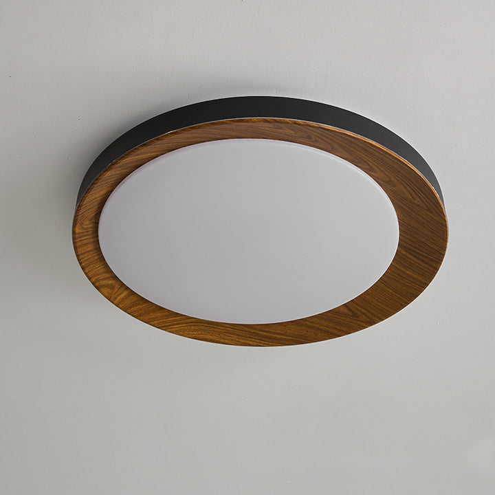 Plafonnier LED en dôme minimaliste moderne en fer et acrylique pour chambre à coucher 