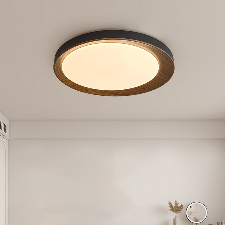 Plafonnier LED en dôme minimaliste moderne en fer et acrylique pour chambre à coucher 