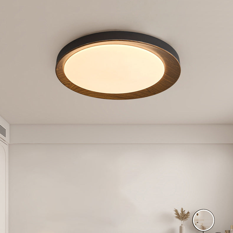 ضوء سقف LED مستدير من الحديد والأكريليك بتصميم قبة حديثة بسيطة لغرفة النوم 