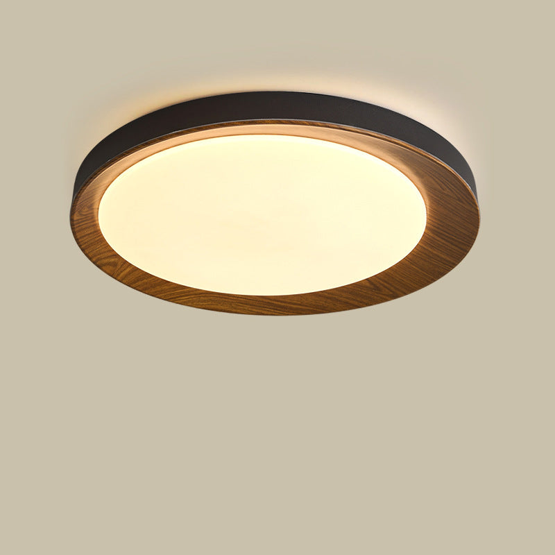 Plafonnier LED en dôme minimaliste moderne en fer et acrylique pour chambre à coucher 