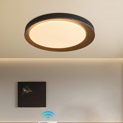 ضوء سقف LED مستدير من الحديد والأكريليك بتصميم قبة حديثة بسيطة لغرفة النوم 