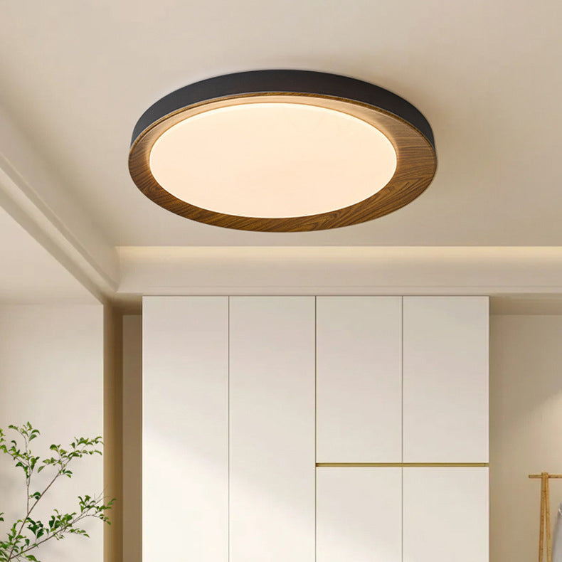 Plafonnier LED en dôme minimaliste moderne en fer et acrylique pour chambre à coucher 