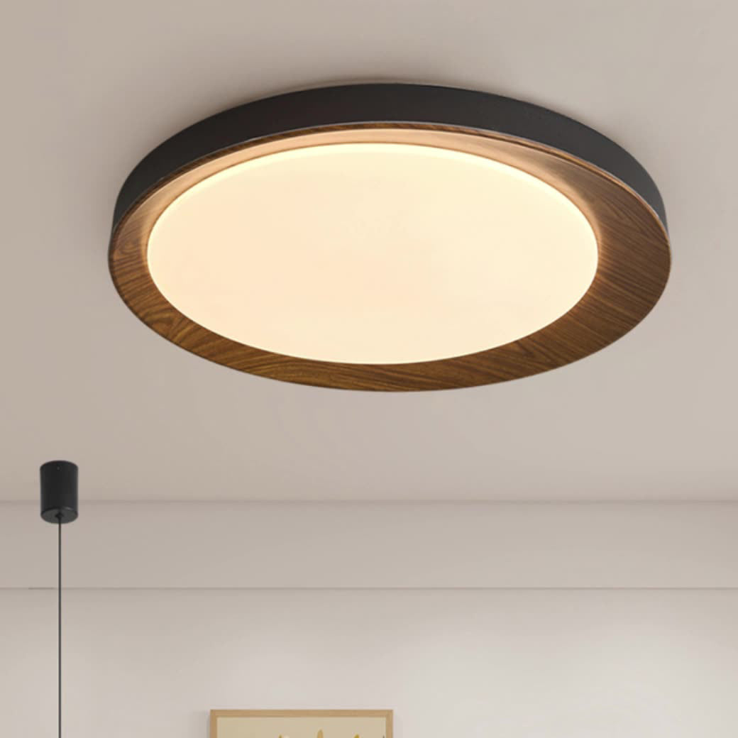 Plafonnier LED en dôme minimaliste moderne en fer et acrylique pour chambre à coucher 