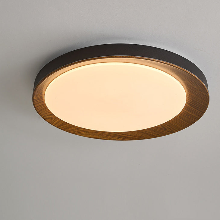 Plafonnier LED en dôme minimaliste moderne en fer et acrylique pour chambre à coucher 