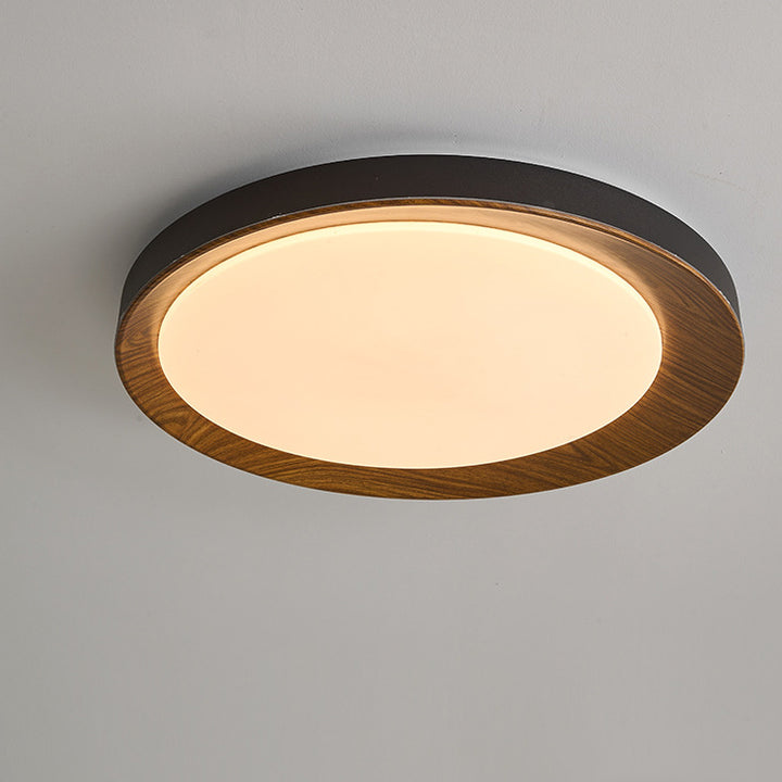 Plafonnier LED en dôme minimaliste moderne en fer et acrylique pour chambre à coucher 