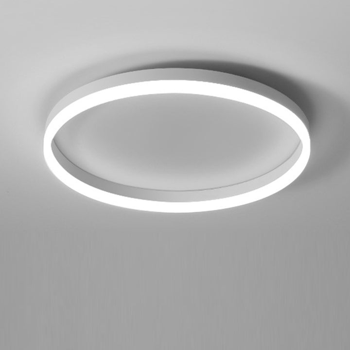 Plafonnier LED Rond Minimaliste Moderne en Fer Aluminium Acrylique pour Chambre 