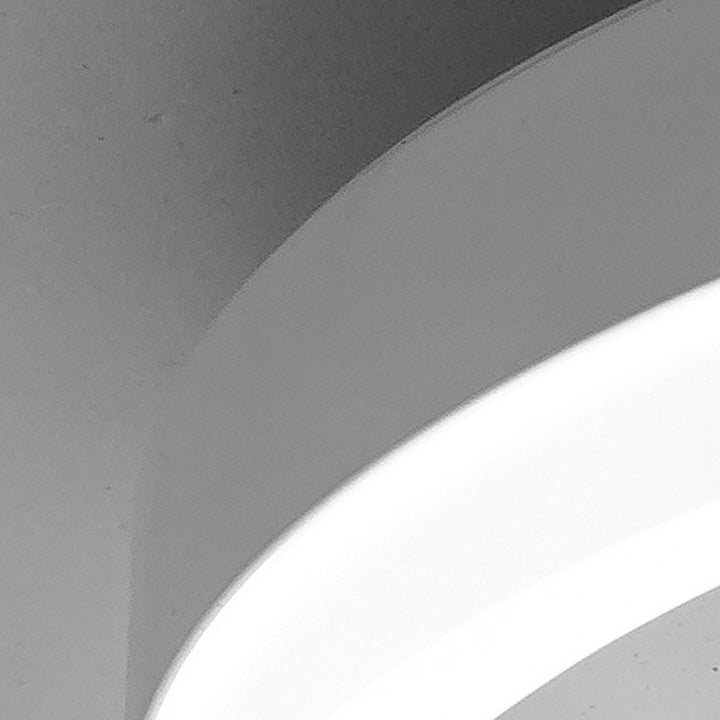 Plafonnier LED Rond Minimaliste Moderne en Fer Aluminium Acrylique pour Chambre 