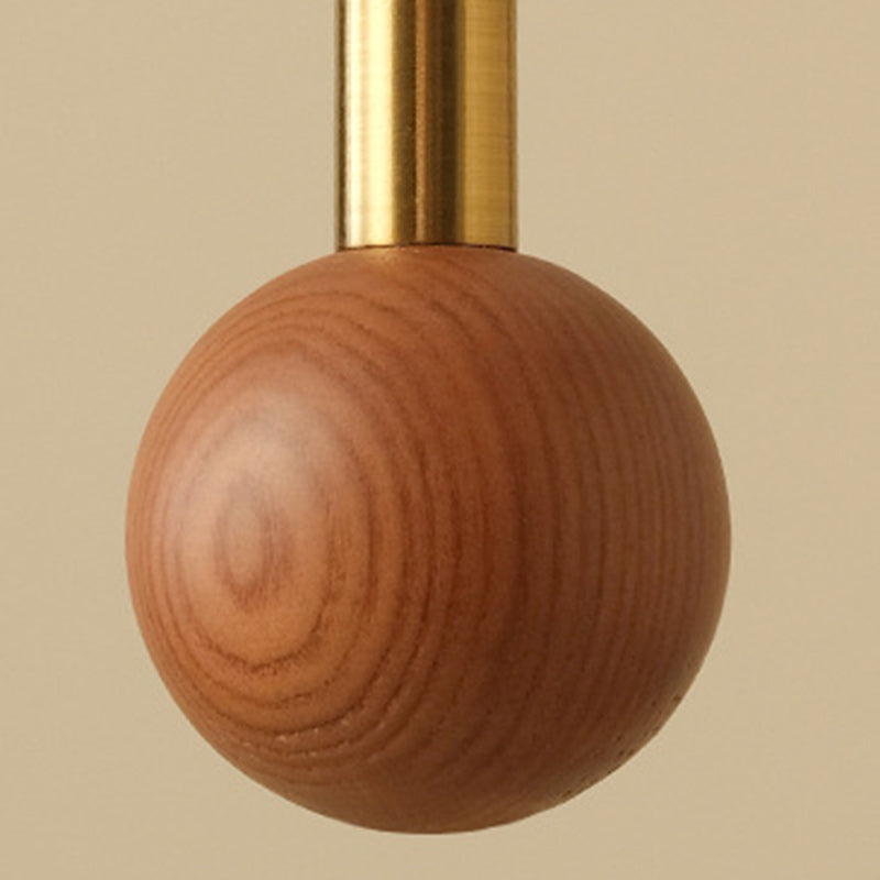 Lustre suspendu traditionnel vintage hexagonal en bois de frêne courbé avec tissu et matériel, 1/3 lumière pour chambre 