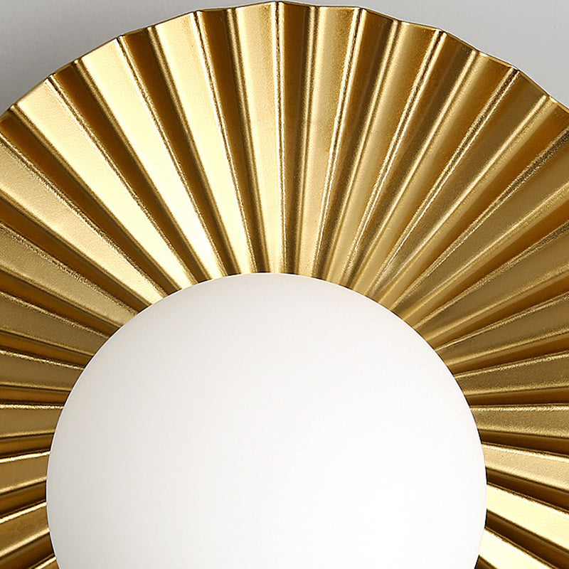 Moderne minimalistische runde Kugelzylinder-Hardware-Glas-1-Licht-Tischlampe für das Schlafzimmer 