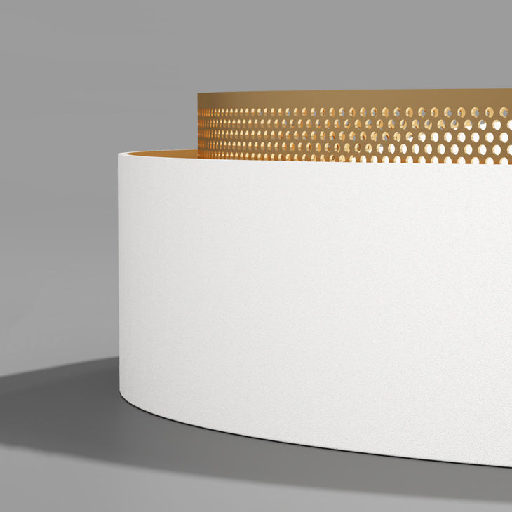 Plafonnier LED en acrylique avec dôme rond minimaliste moderne pour chambre à coucher 