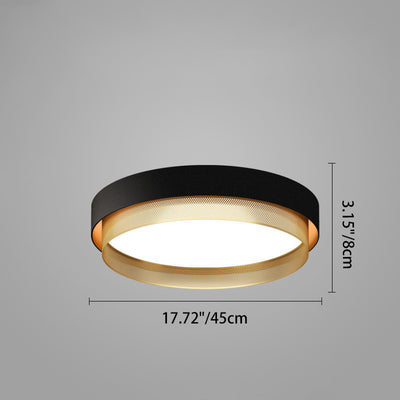 Luz de techo LED empotrada con cúpula redonda minimalista moderna de acrílico para dormitorio 
