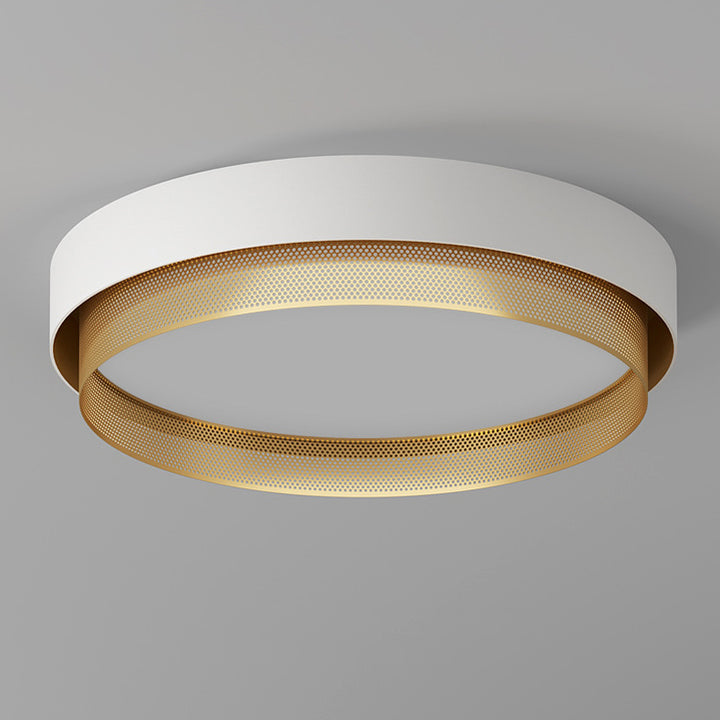 Plafonnier LED en acrylique avec dôme rond minimaliste moderne pour chambre à coucher 