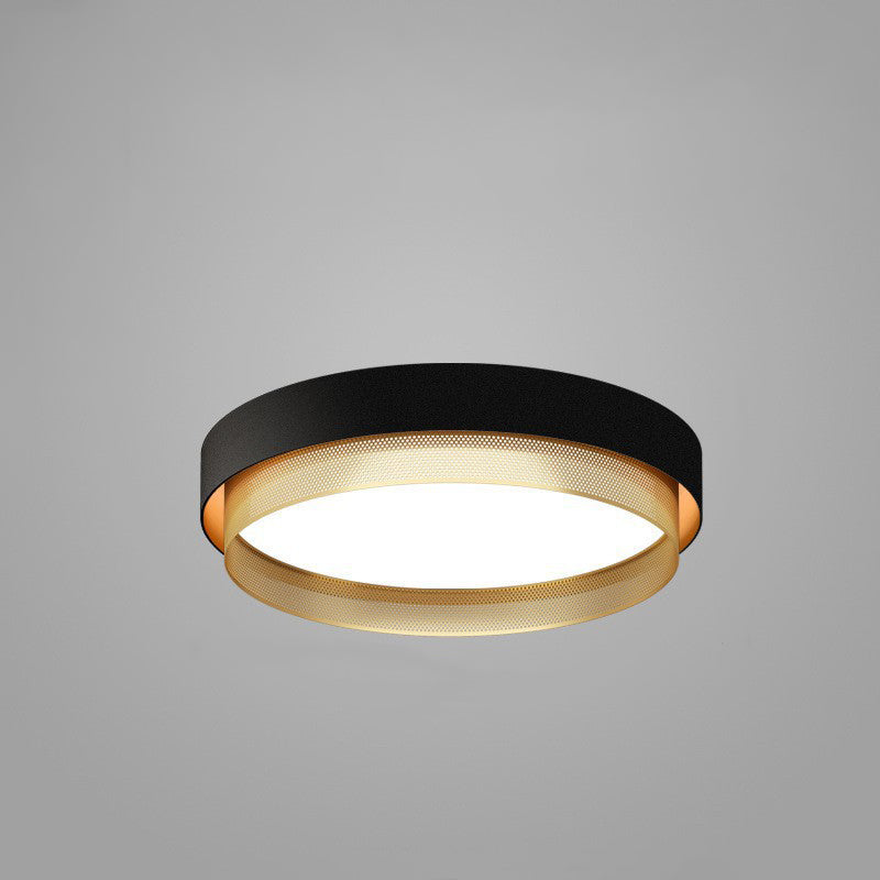Plafonnier LED en acrylique avec dôme rond minimaliste moderne pour chambre à coucher 