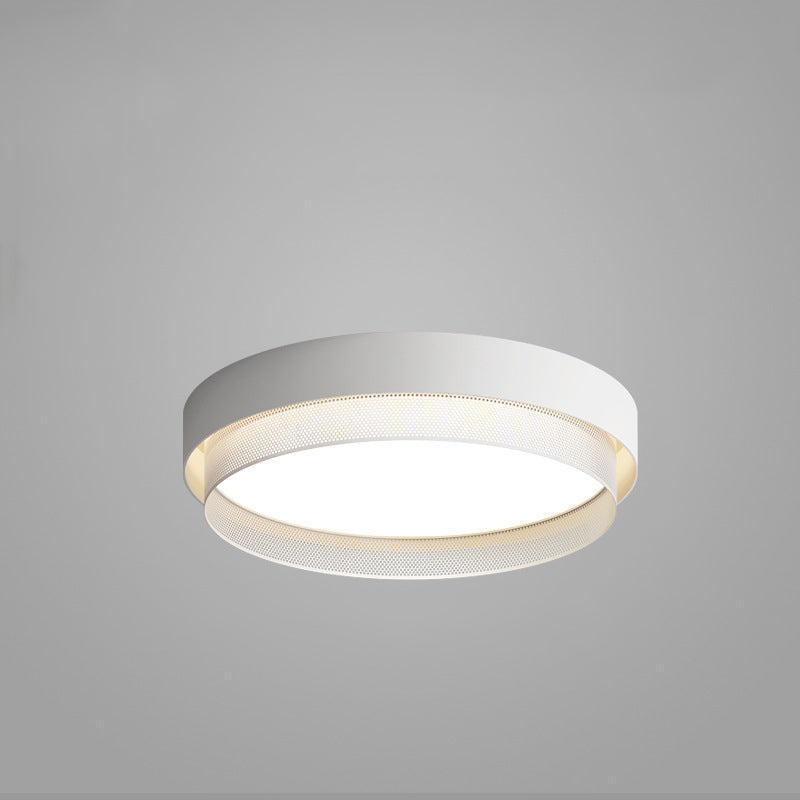 Plafonnier LED en acrylique avec dôme rond minimaliste moderne pour chambre à coucher 