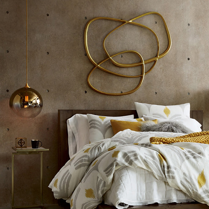 Zeitgenössisches nordisches rundes Kugel-Eisen-Glas 1-Licht-Pendelleuchte für das Schlafzimmer 