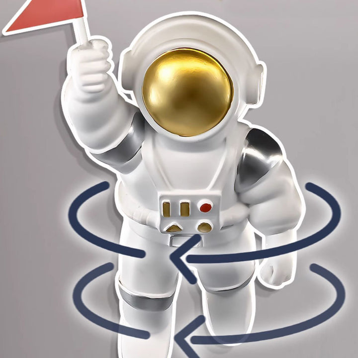 Zeitgenössische kreative Jungen-Astronauten-Rundkuppel-Hardware-Acryl-LED-Deckenleuchte für das Schlafzimmer 