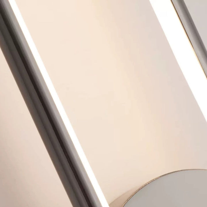 Modern Minimalist Oval Round Iron Aluminum Glass Spotlight LED Wall Sconce Lamp For Bedroom