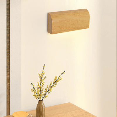 Moderne minimalistische rechteckige Trapez-Aluminium-LED-Wandleuchte für das Schlafzimmer 