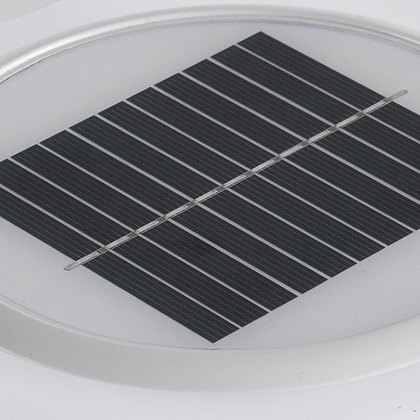 Moderne minimalistische solarbetriebene wasserdichte Lotus-Rundzylinder-PE-LED-Außenleuchten für die Terrasse 