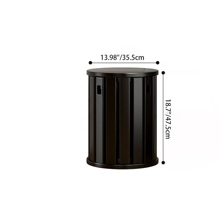 Modern Minimalist Removable Detachable Round Solid Wood Side Table For Living Room