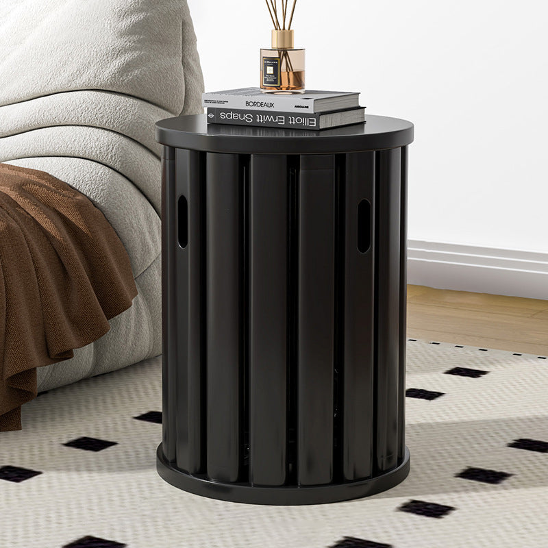 Modern Minimalist Removable Detachable Round Solid Wood Side Table For Living Room