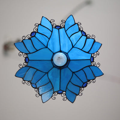 Zeitgenössische kreative Engelsflügel Kegelglas Kupfer 1-Licht Pendelleuchte für das Wohnzimmer 