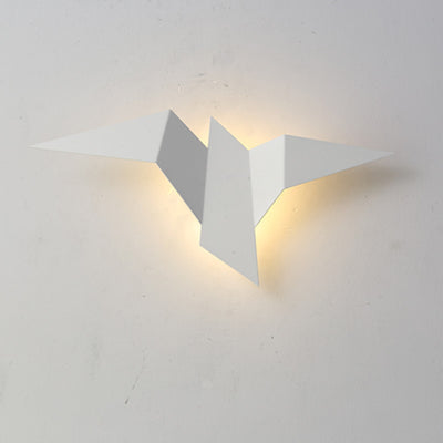 Contemporary Creative Flying Bird Shape Iron LED Wall Sconce Lamp For Bedroom