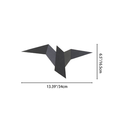 Contemporary Creative Flying Bird Shape Iron LED Wall Sconce Lamp For Bedroom