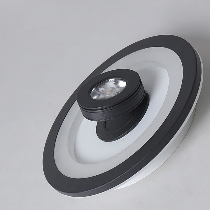 Moderne minimalistische runde quadratische Eisen-Acryl-LED-Deckenleuchte für den Flur 