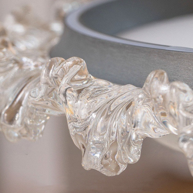 Zeitgenössische skandinavische runde Kuppel Aluminium Eisen Acryl LED Deckenleuchte für Schlafzimmer 