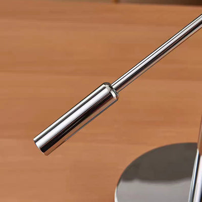 Modern Minimalist Long Oval Cylinder Iron Aluminum LED Table Lamp For Bedroom