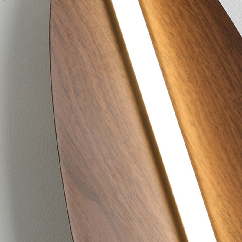 Moderne Mid-Century ovale PC Eisen LED-Wandleuchte für das Wohnzimmer 