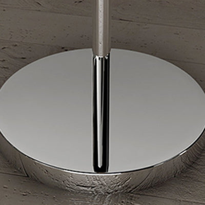 Modern Minimalist Bud Mushroom Round Semicircle Iron Acrylic 1-Light Table Lamp For Bedroom