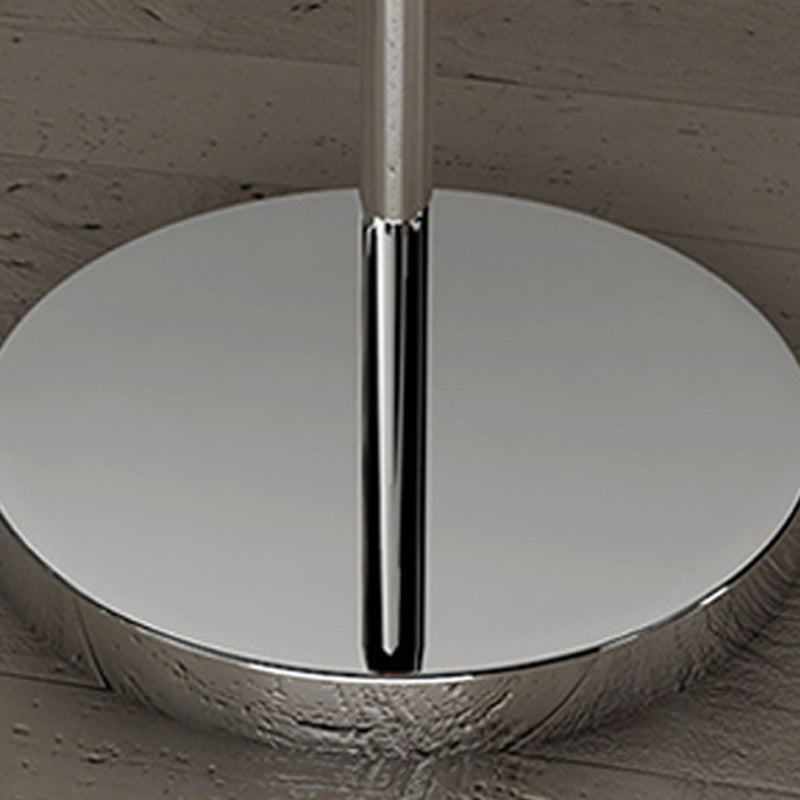 Modern Minimalist Bud Mushroom Round Semicircle Iron Acrylic 1-Light Table Lamp For Bedroom