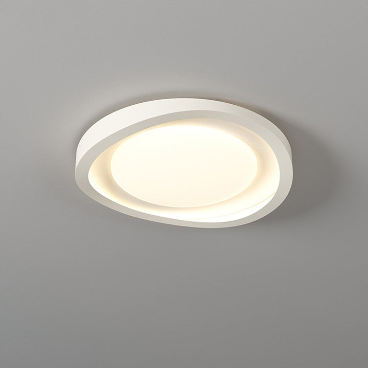 Moderne minimalistische unregelmäßige runde Eisen-Acryl-LED-Deckenleuchte für das Schlafzimmer 
