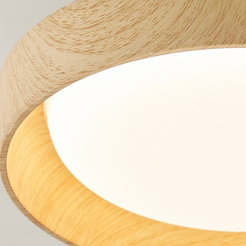 Modern Minimalist ABS PC Square Round LED Flush Mount Ceiling Light For Hallway
