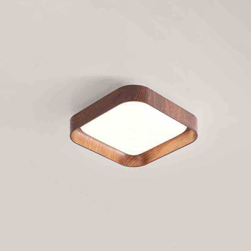 Modern Minimalist ABS PC Square Round LED Flush Mount Ceiling Light For Hallway